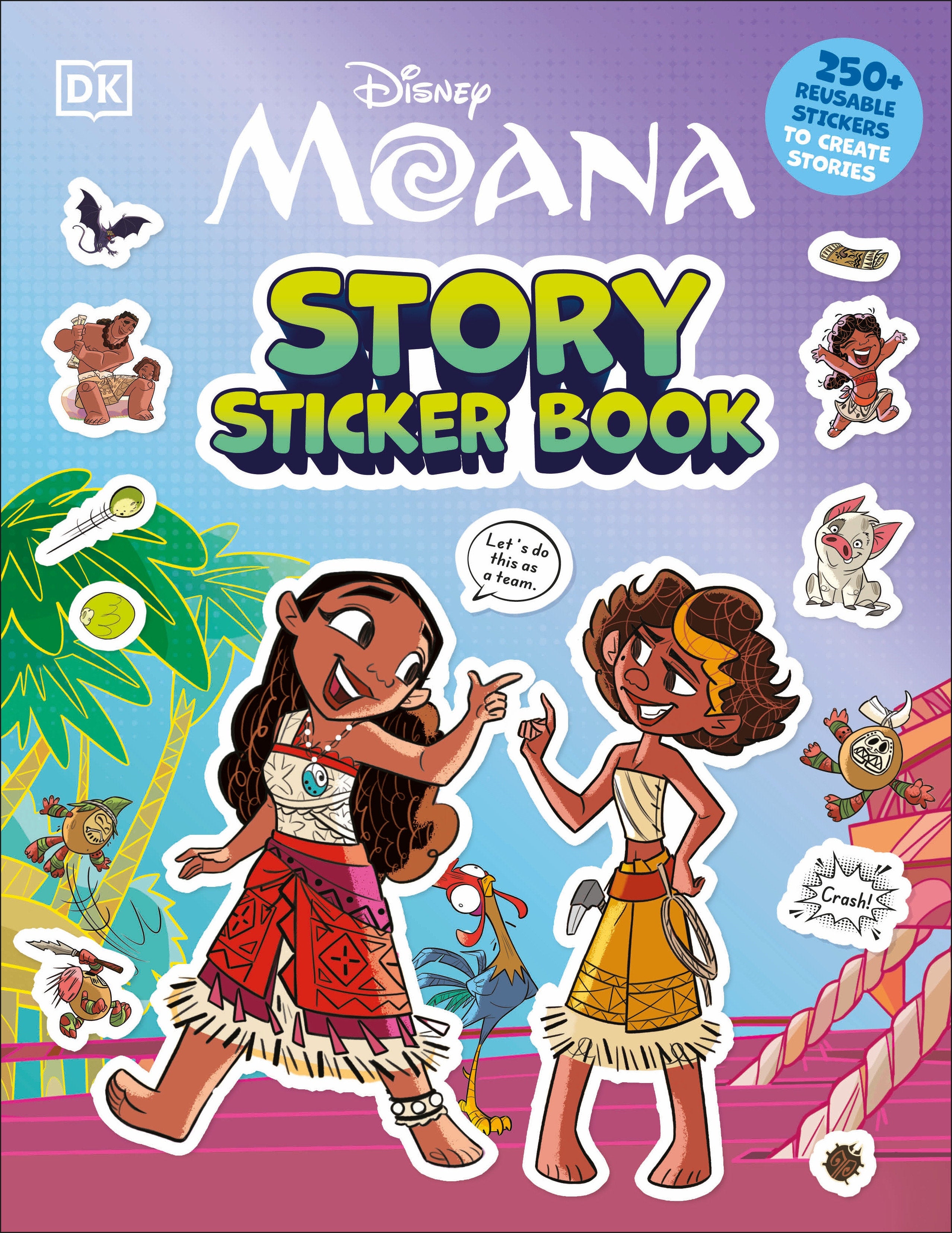 Disney Moana Story Sticker Book | Odin's Place