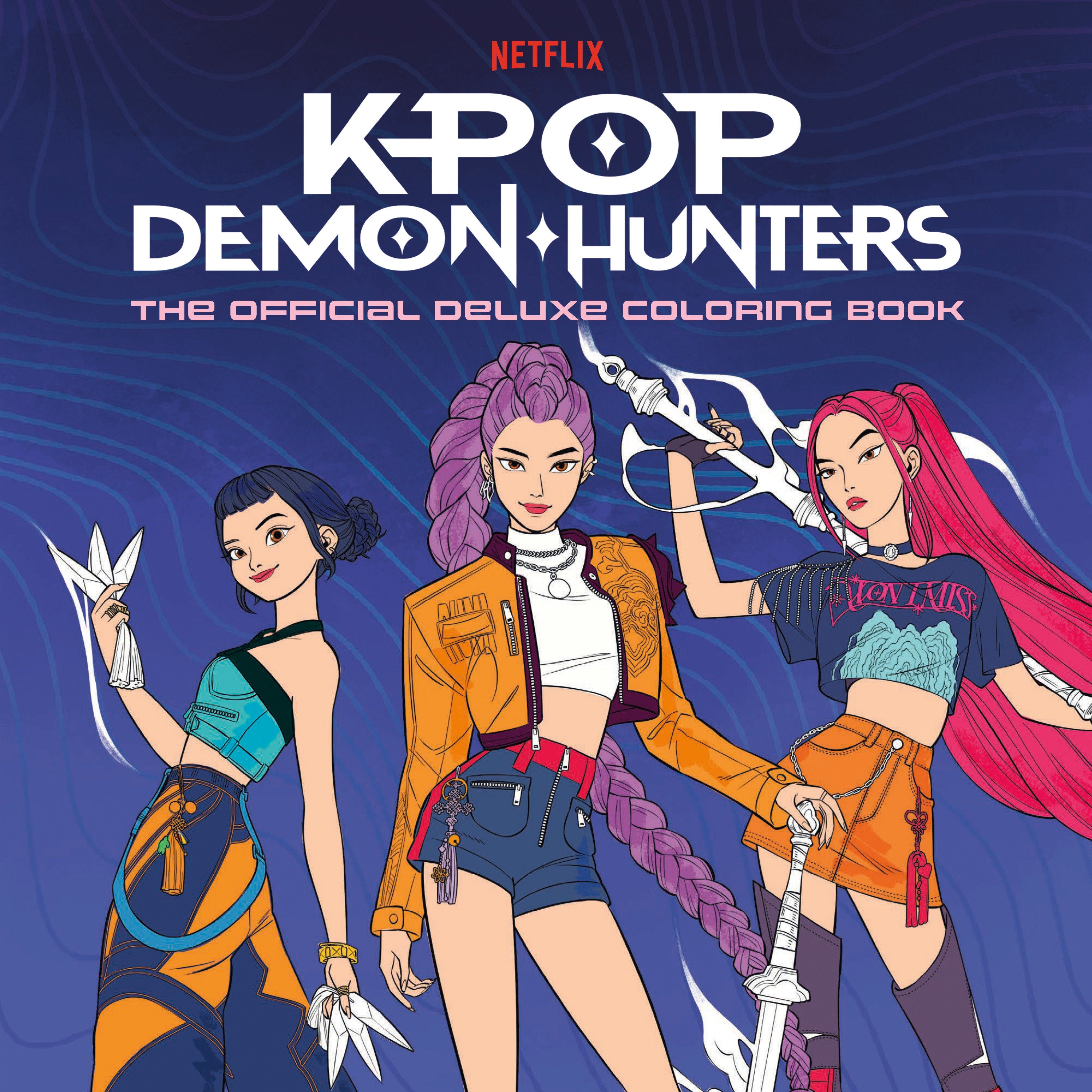 K Pop Demon Hunters: The Official Deluxe Coloring Book | Odin's Place