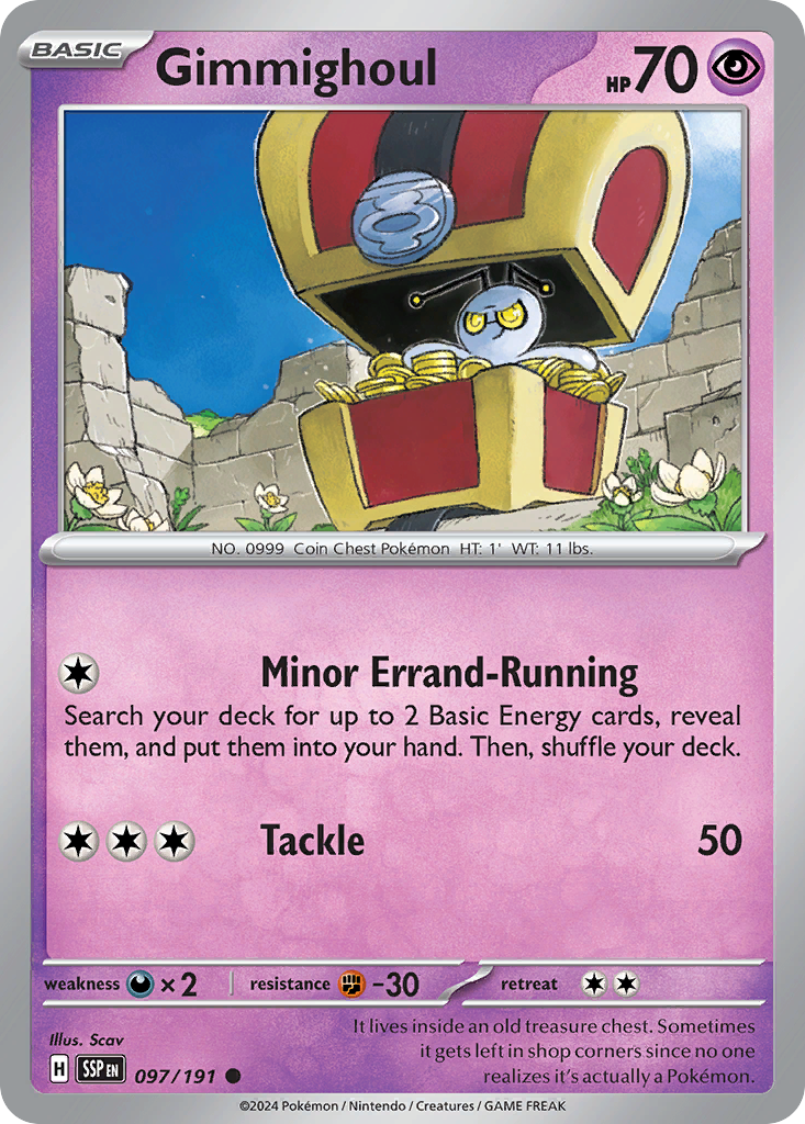 Gimmighoul (097/191) [Scarlet & Violet: Surging Sparks] | Odin's Place