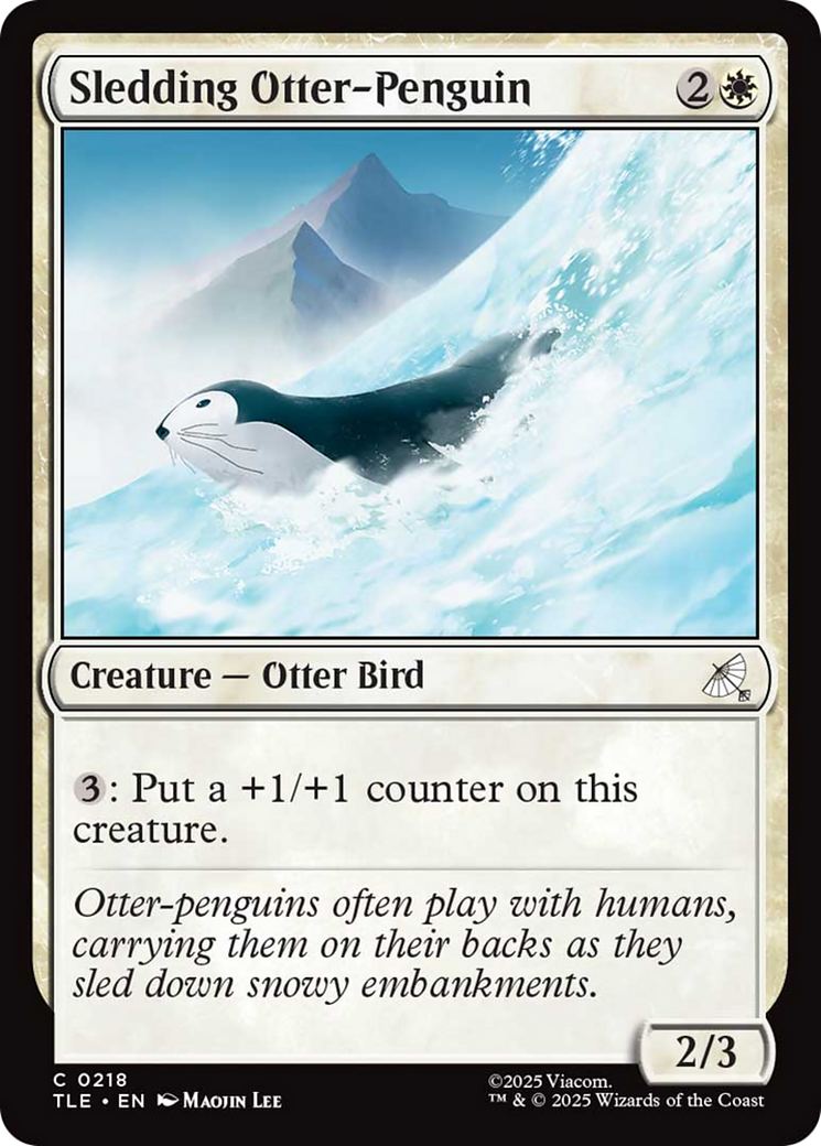Sledding Otter-Penguin [Avatar: The Last Airbender: Eternal-Legal] | Odin's Place