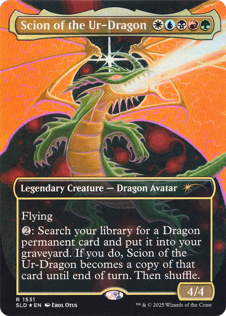 Scion of the Ur-Dragon (Rainbow Foil) [Secret Lair Drop Series] | Odin's Place