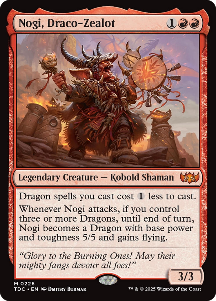Nogi, Draco-Zealot [Tarkir: Dragonstorm Commander] | Odin's Place
