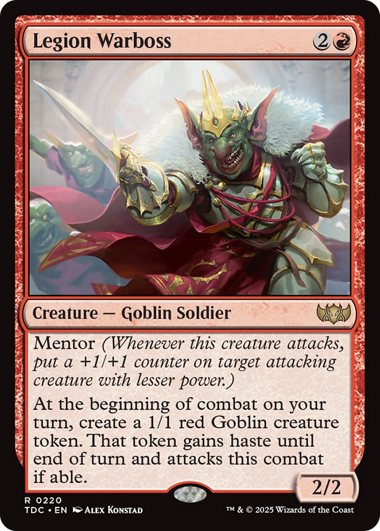 Legion Warboss [Tarkir: Dragonstorm Commander] | Odin's Place