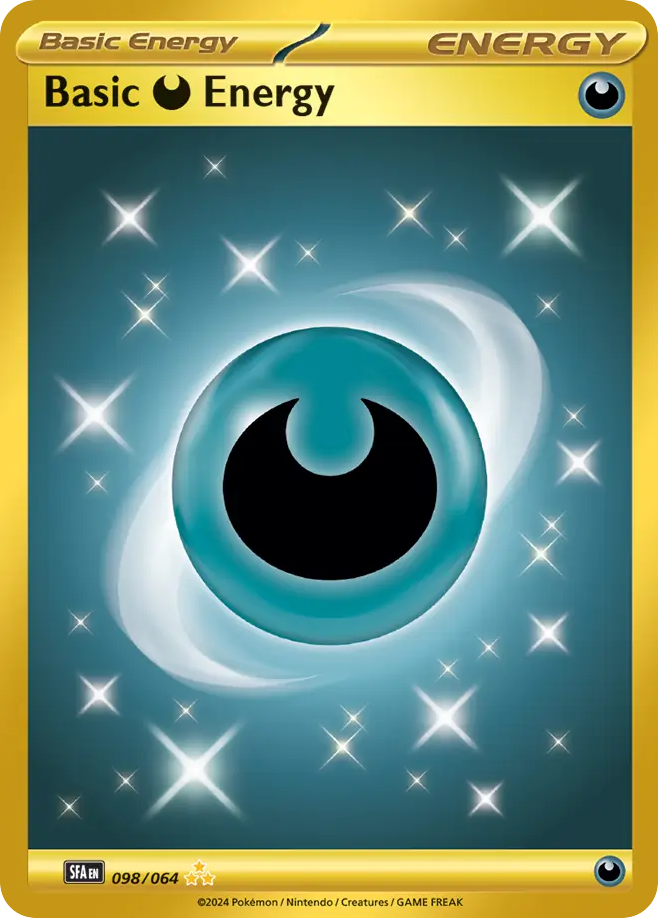 Basic Darkness Energy (15) (Cosmo Holo) [Prize Pack Series Six] | Odin's Place