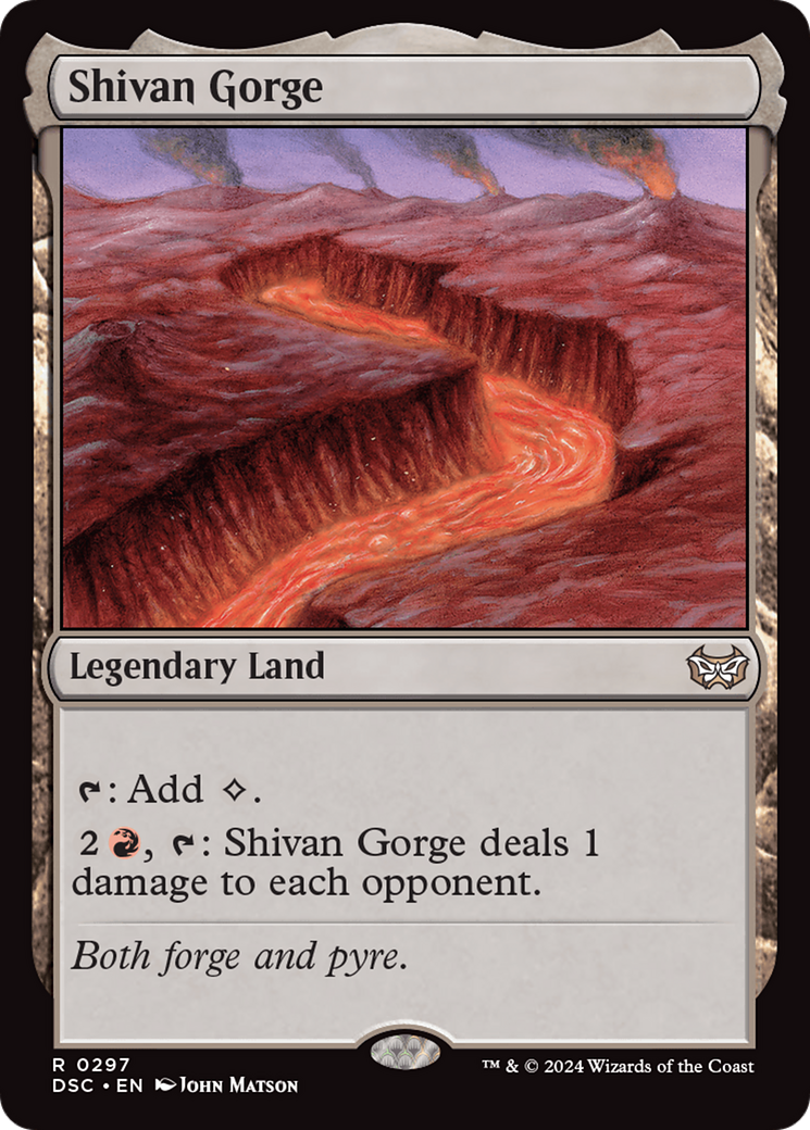 Shivan Gorge [Duskmourn: House of Horror Commander] | Odin's Place