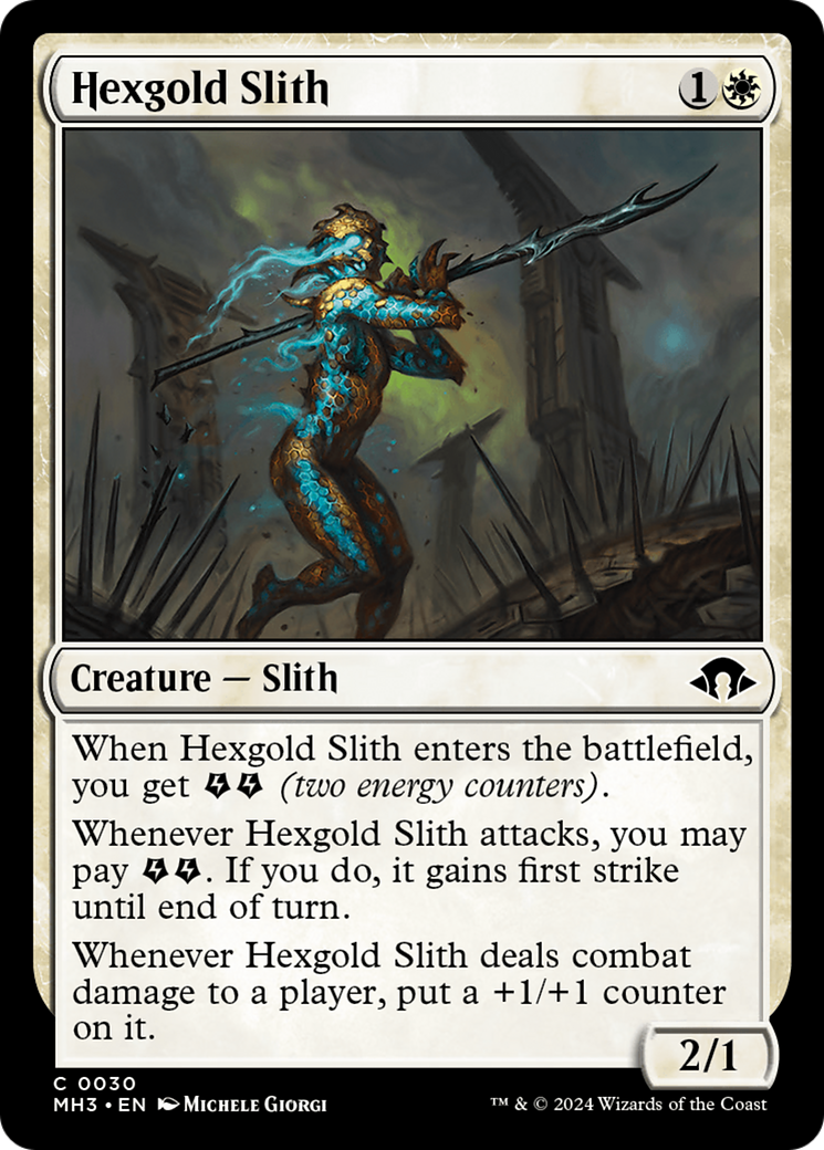 Hexgold Slith [Modern Horizons 3] | Odin's Place