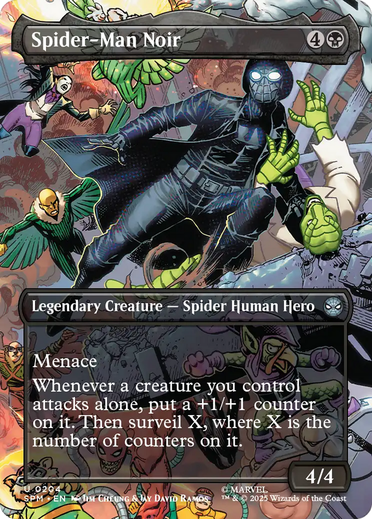Spider-Man Noir (Borderless) [Marvel's Spider-Man] | Odin's Place