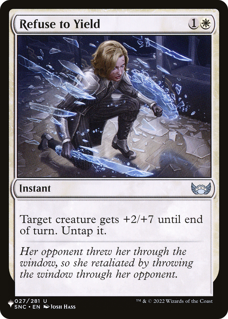 Refuse to Yield [The List] | Odin's Place