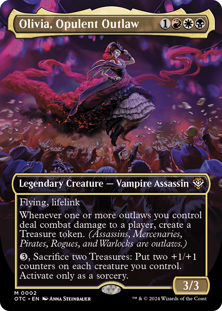 Olivia, Opulent Outlaw (Borderless) [Outlaws of Thunder Junction Commander] | Odin's Place