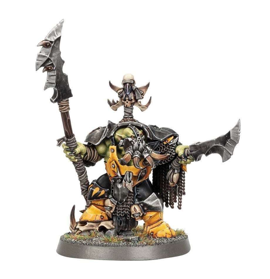 Warhammer Age of Sigmar: Orruk Warclans Ardboy Big Boss | Odin's Place