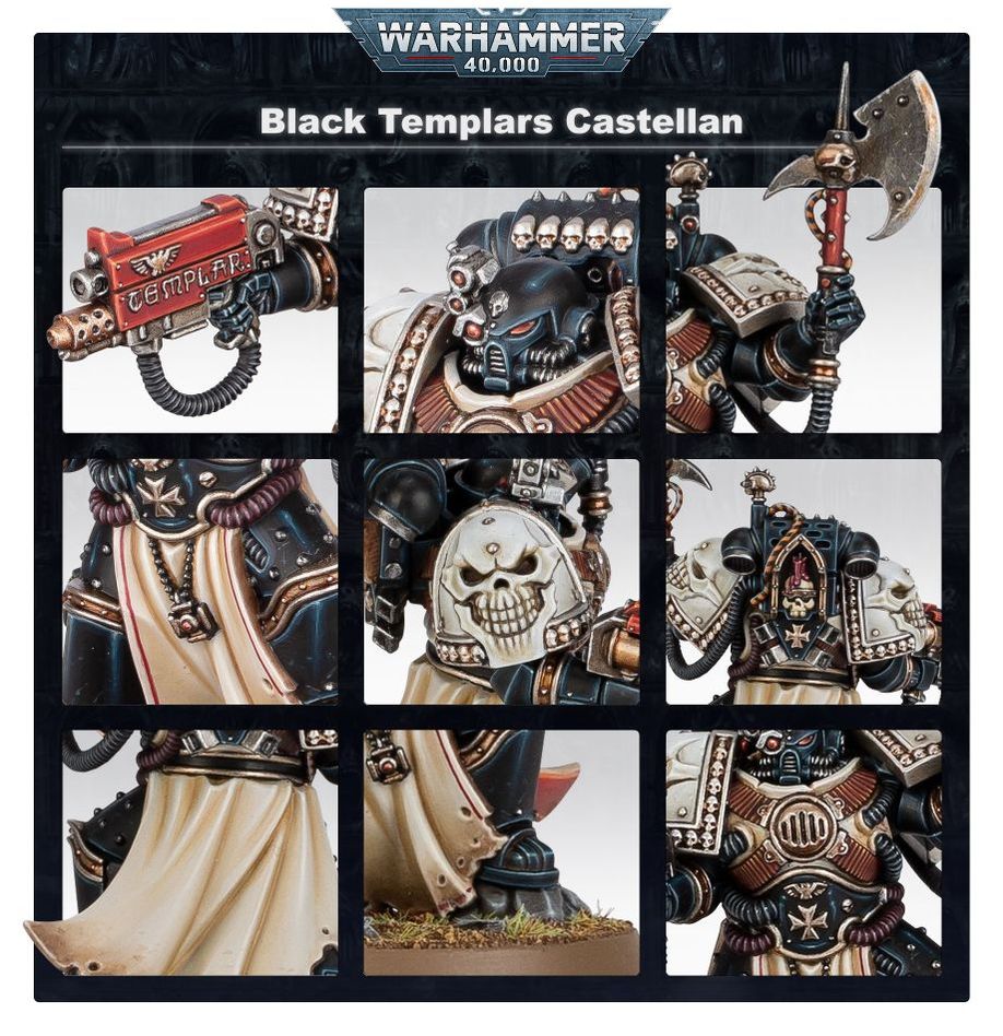 Warhammer 40K: Black Templars Castellan | Odin's Place