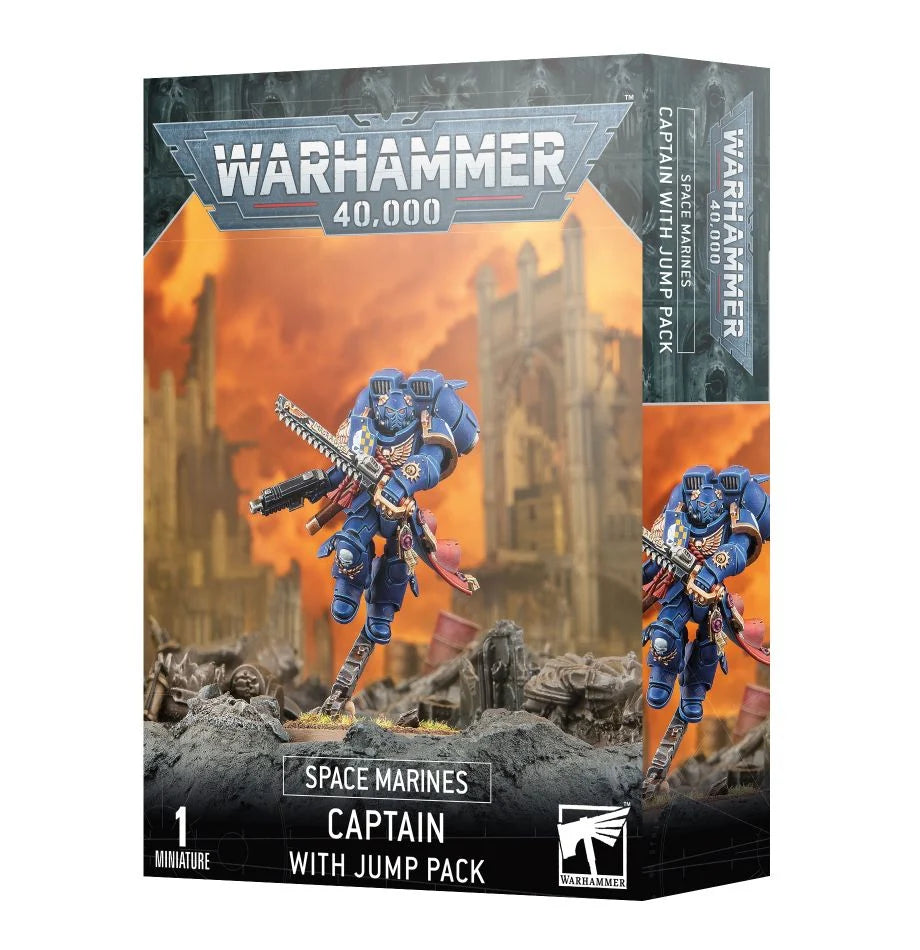 Warhammer 40k: Space Marines Captain with Jump Pack | Odin's Place