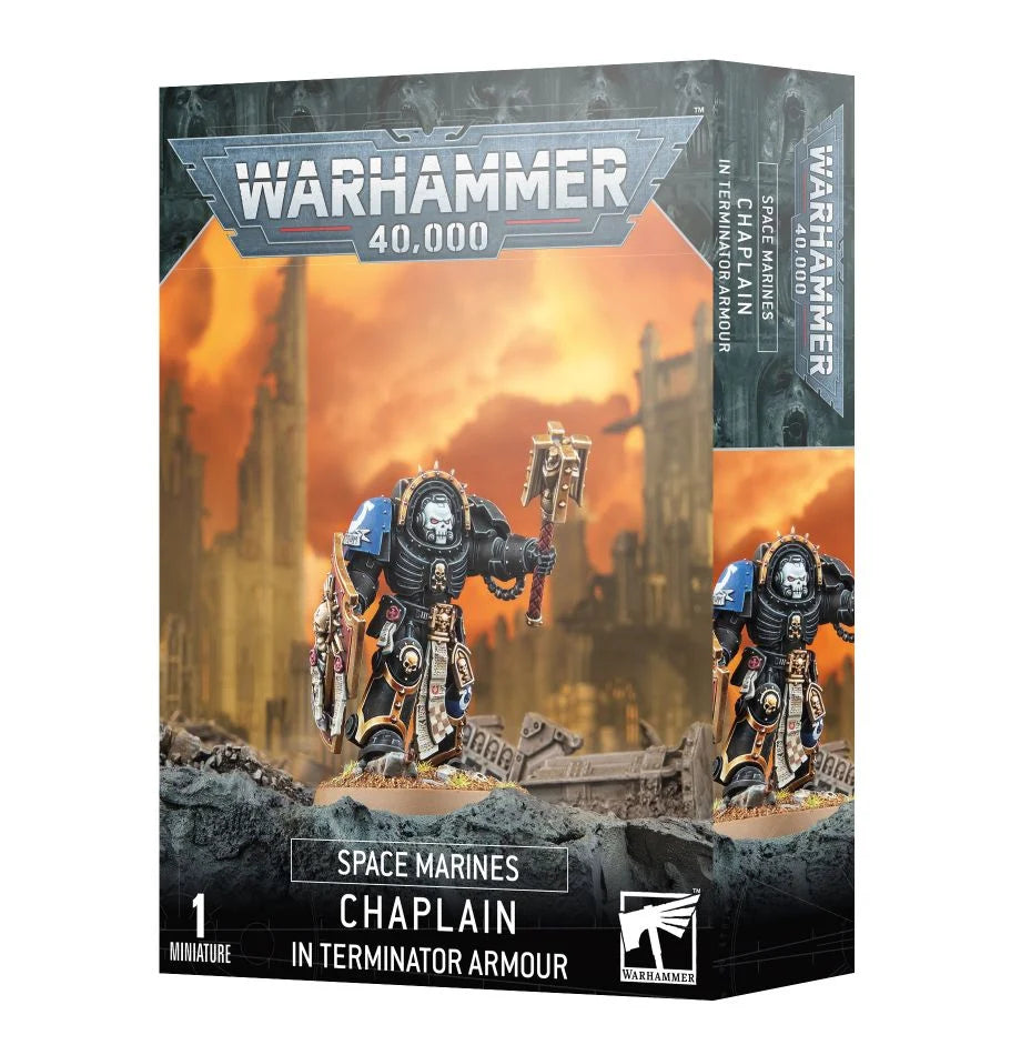 Warhammer 40K: Space Marines Chaplain in Terminator Armour | Odin's Place