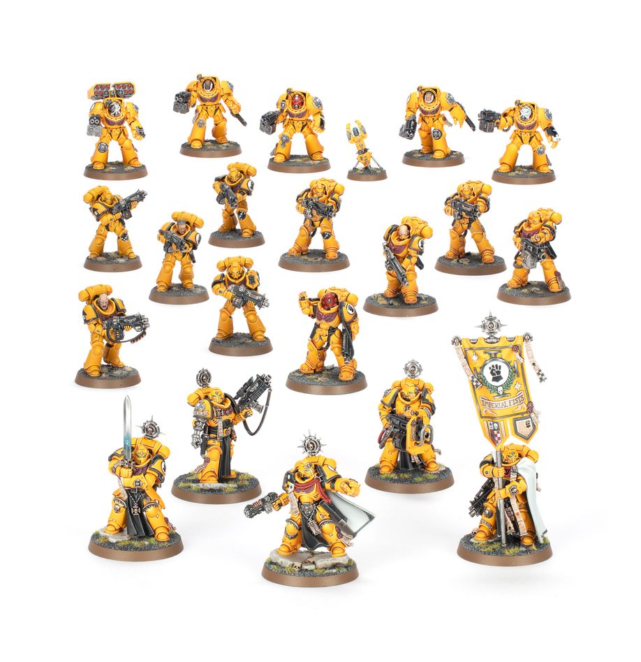 Warhammer 40k: Space Marines Imperial Fists Combat Patrol | Odin's Place