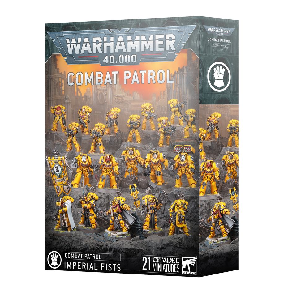 Warhammer 40k: Space Marines Imperial Fists Combat Patrol | Odin's Place
