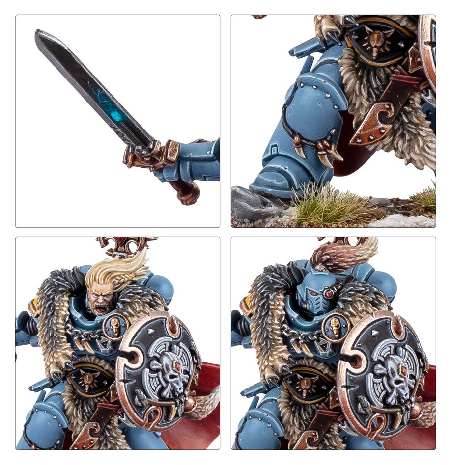 Warhammer 40k: Space Wolves Wolf Guard Battle Leader | Odin's Place