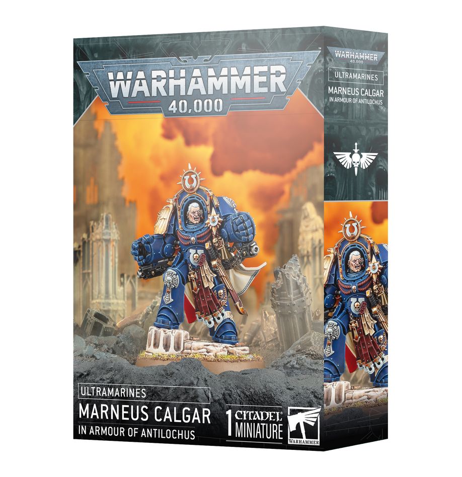 Warhammer 40k: Ultramarines Marneus Calgar in Armour of Antilochus | Odin's Place