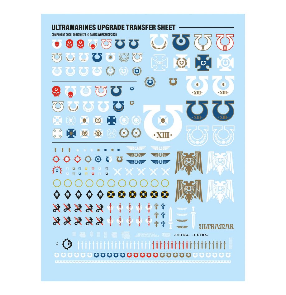Warhammer 40k: Ultramarines Upgrades and Transfers | Odin's Place