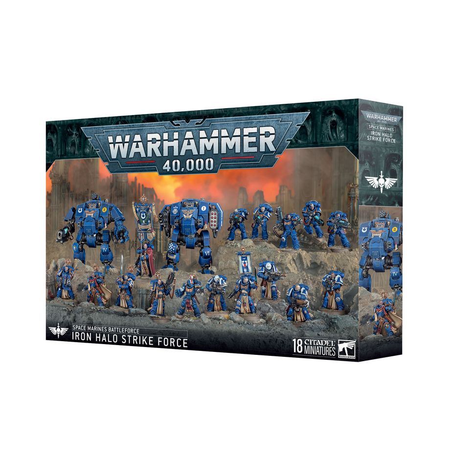 Warhammer 40k: Space Marines Battleforce: Iron Halo Strike Force | Odin's Place