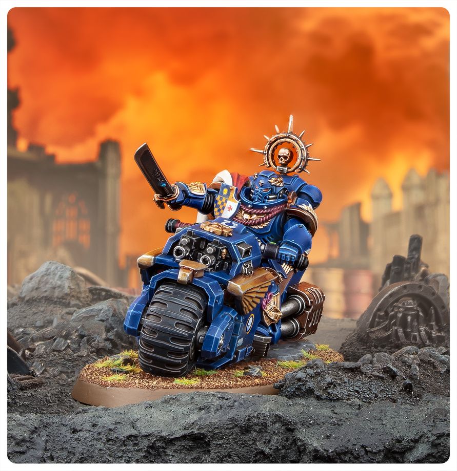 Warhammer 40k: Captain on Bike | Odin's Place