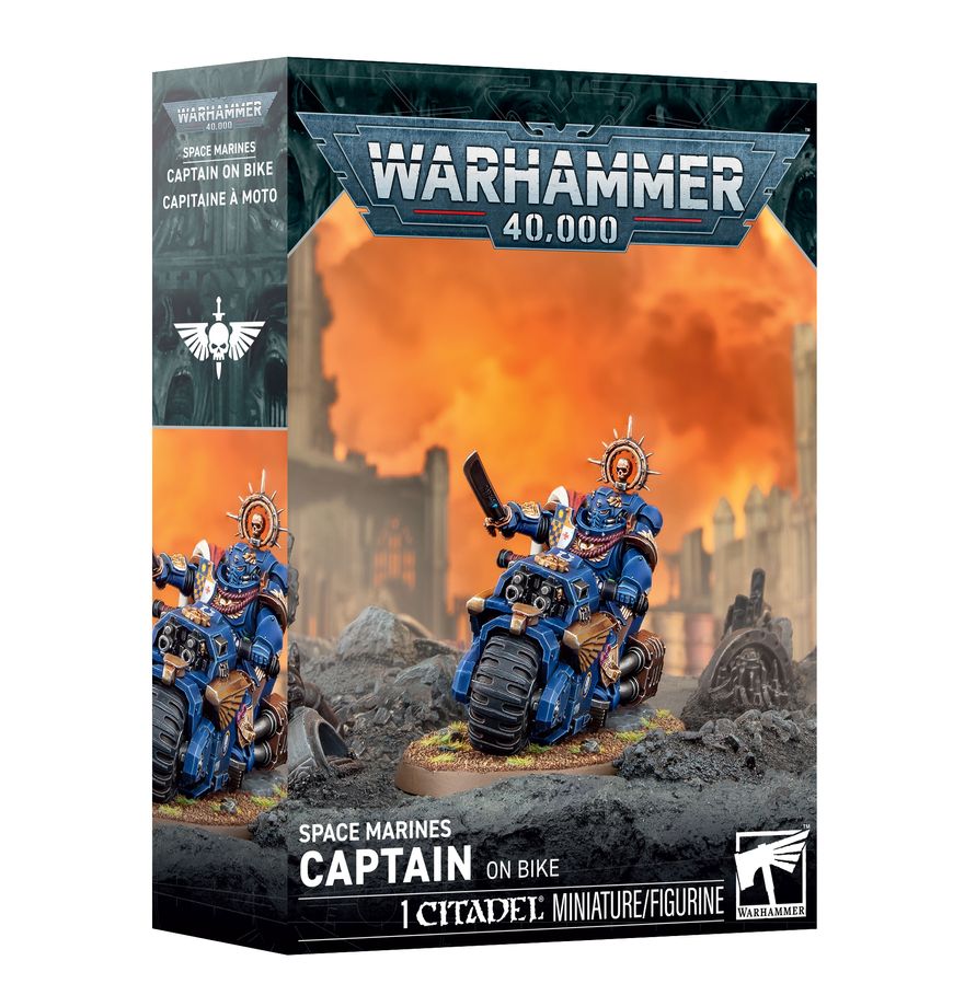Warhammer 40k: Captain on Bike | Odin's Place