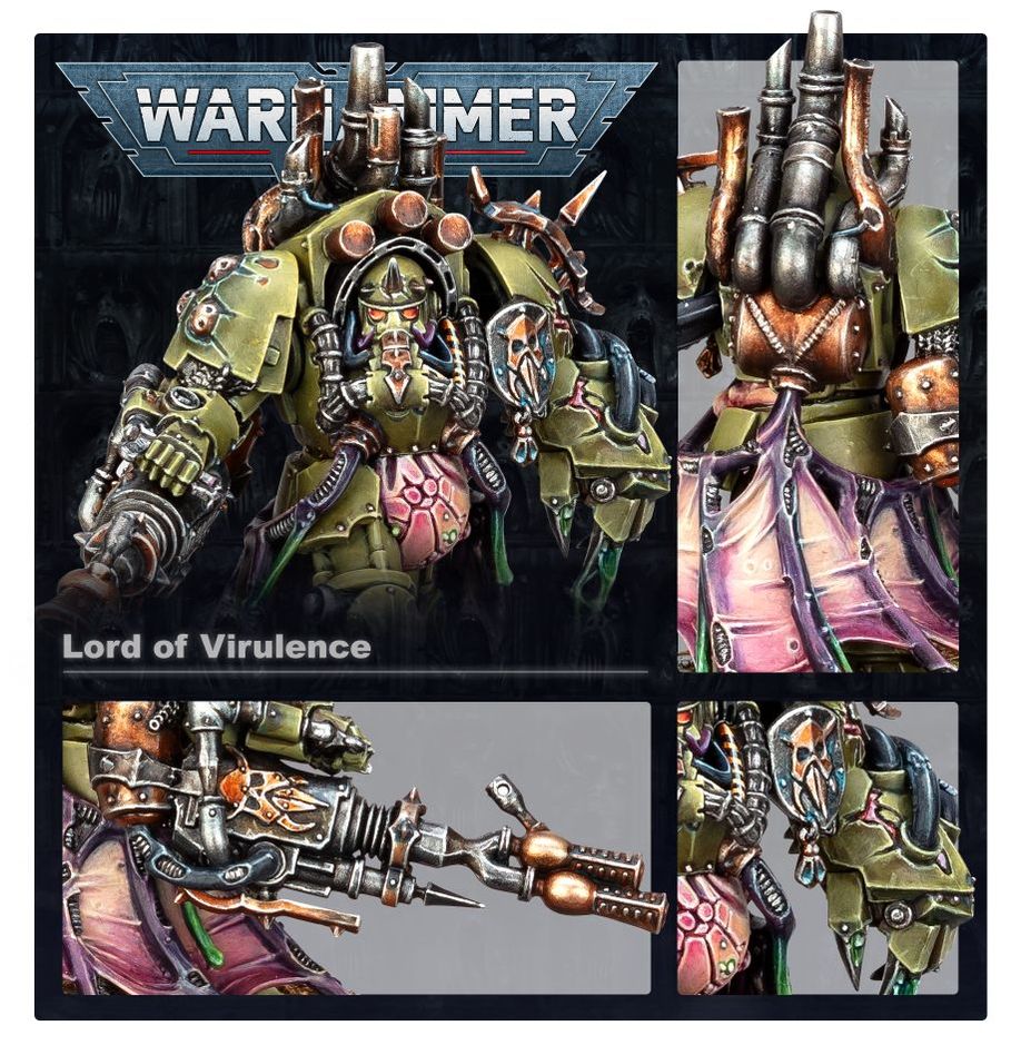 Warhammer 40K: Death Guard Lord of Virulence | Odin's Place