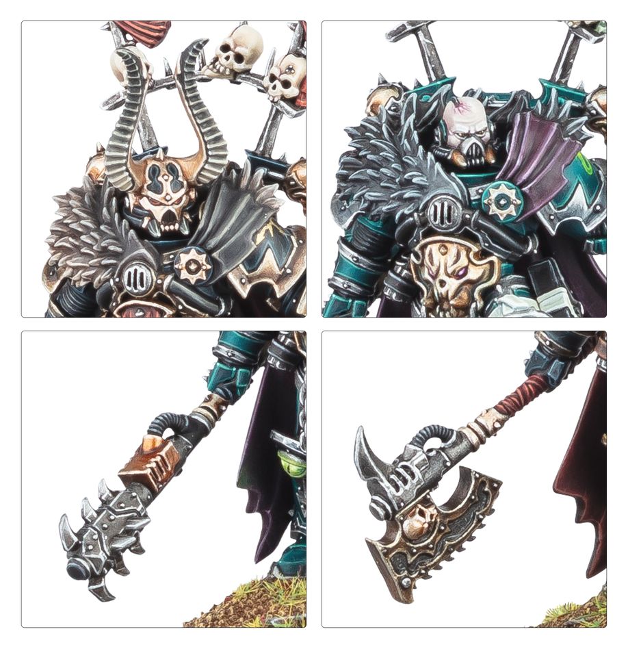 Warhammer 40k: Chaos Space Marines Chaos Lord | Odin's Place