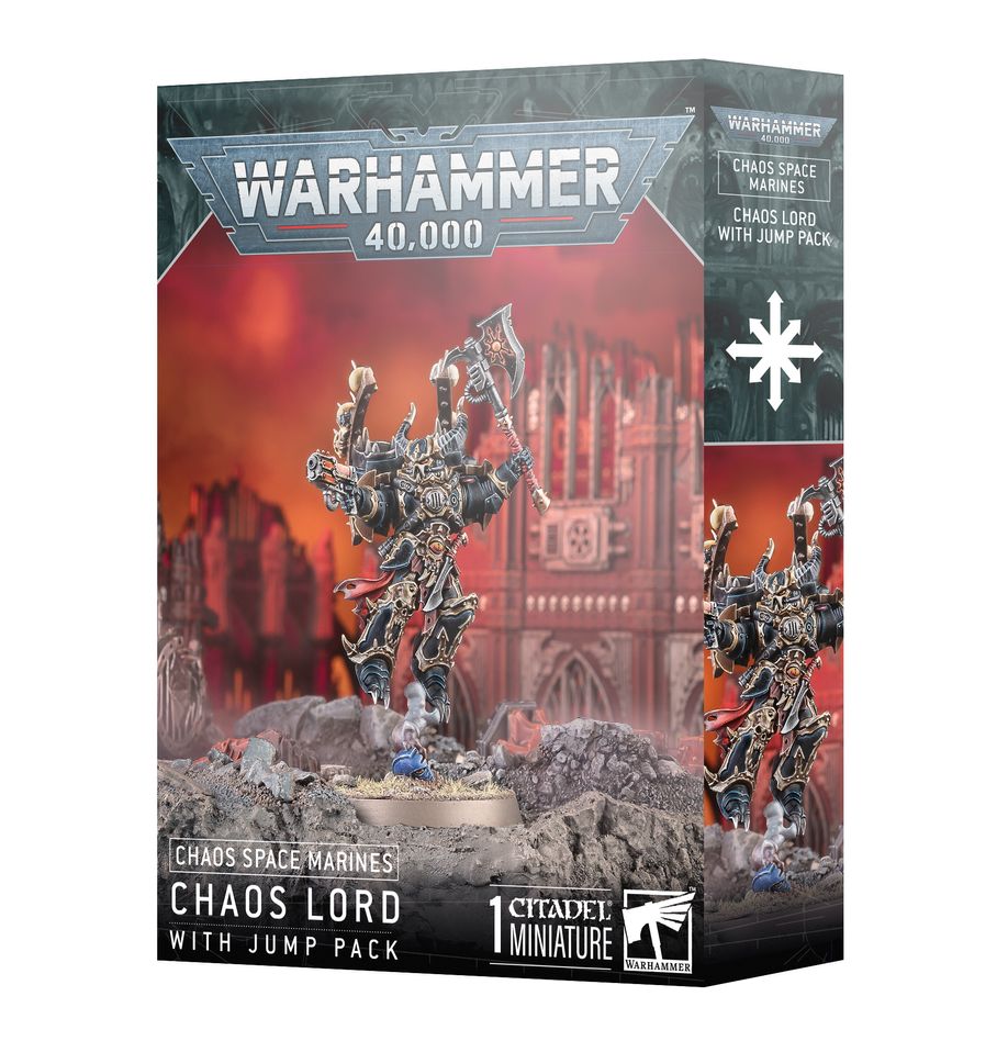 Warhammer 40k: Chaos Space Marines Chaos Lord with Jumpack | Odin's Place