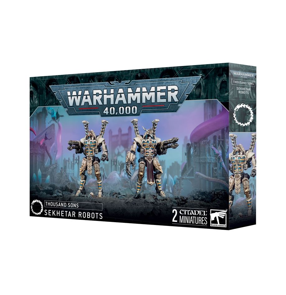 Warhammer 40k: Thousand Sons Sekhetar Robots | Odin's Place