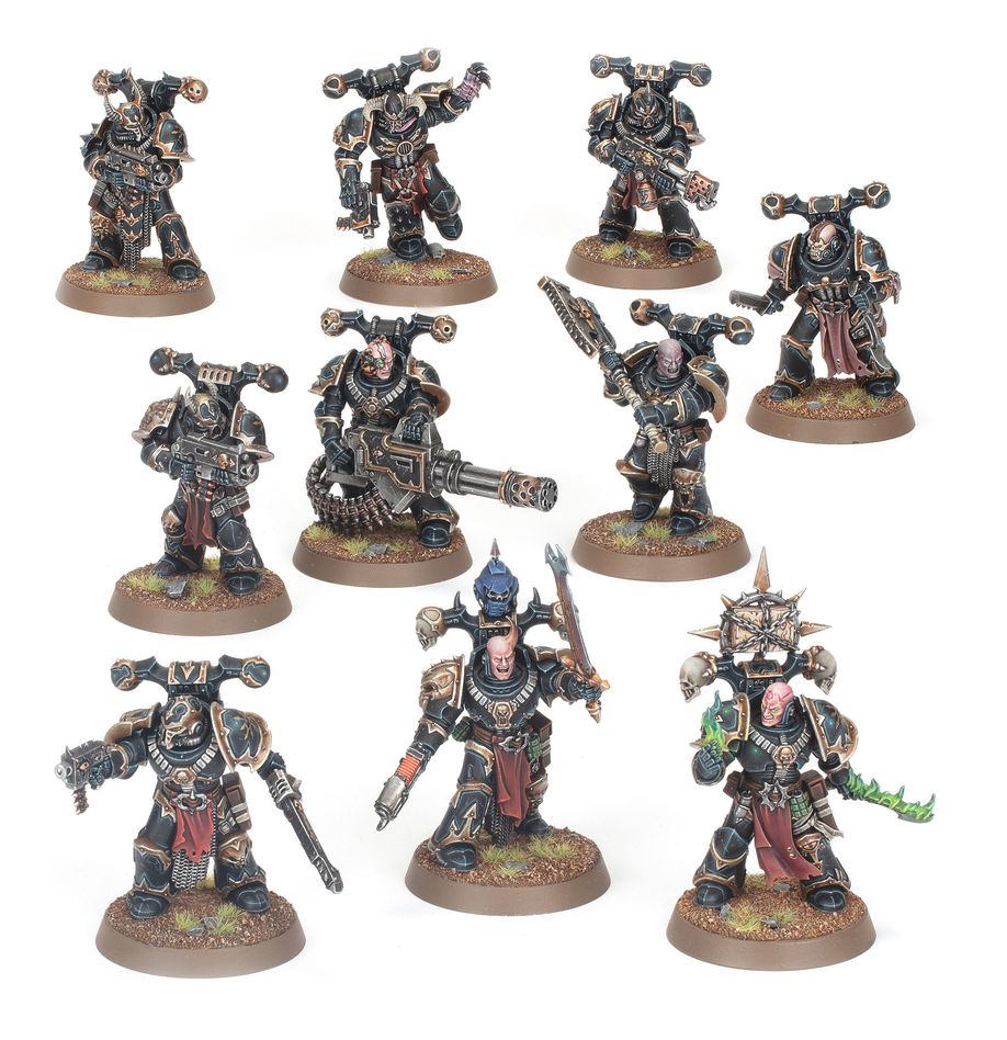 Warhammer 40k: Chaos Space Marines Legionaries | Odin's Place