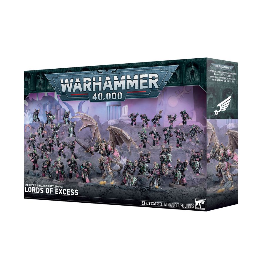 Warhammer 40K: Emperor's Children Battleforce: Lords of Excess | Odin's Place