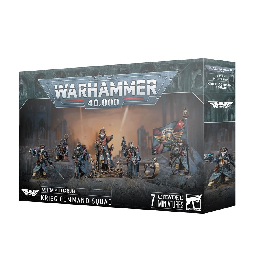 Warhammer 40K: Astra Militarum: Krieg Command Squad | Odin's Place
