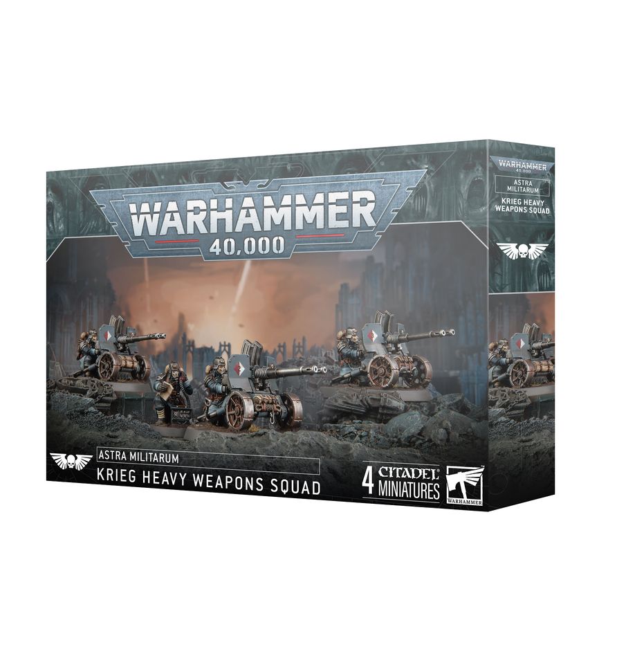 Warhammer 40K: Astra Militarum: Krieg Heavy Weapons Squad | Odin's Place