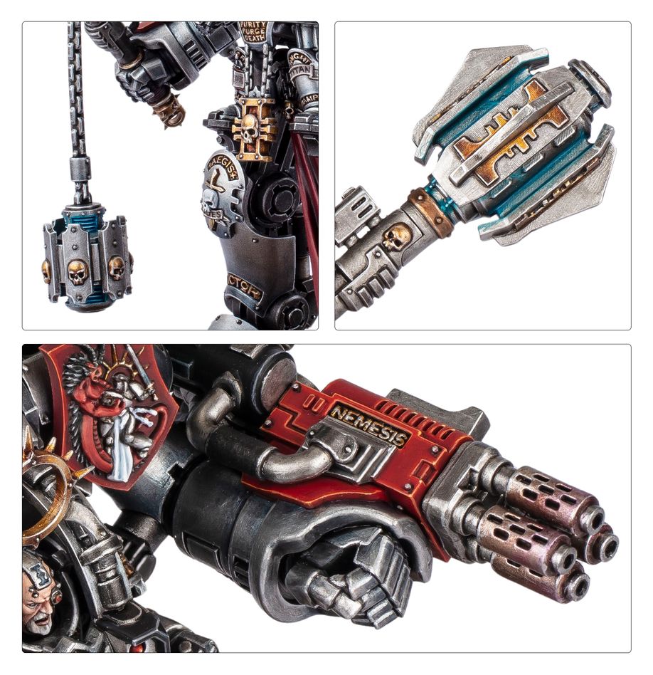 Warhammer 40k: Grey Knights Grand Master in Nemesis Dreadknight | Odin's Place