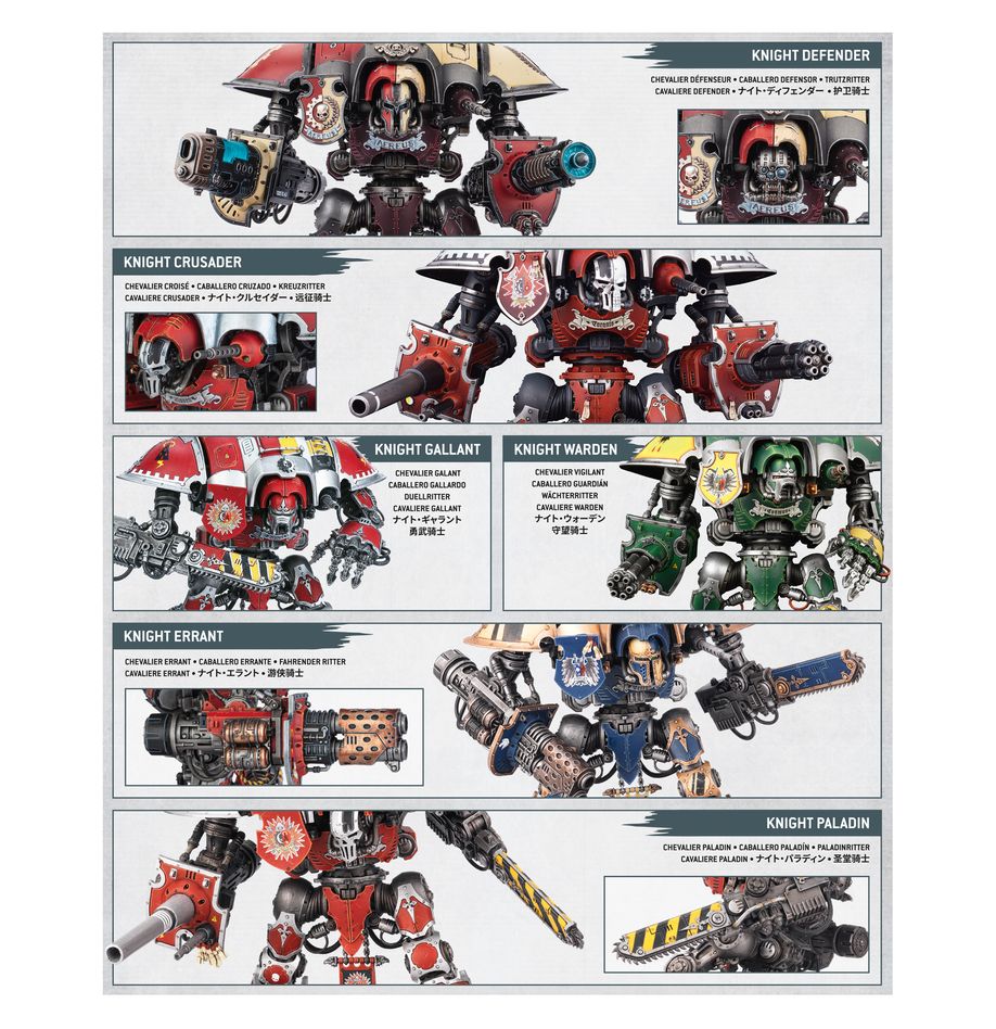 Warhammer 40k: Imperial Knights Knights Questoris | Odin's Place