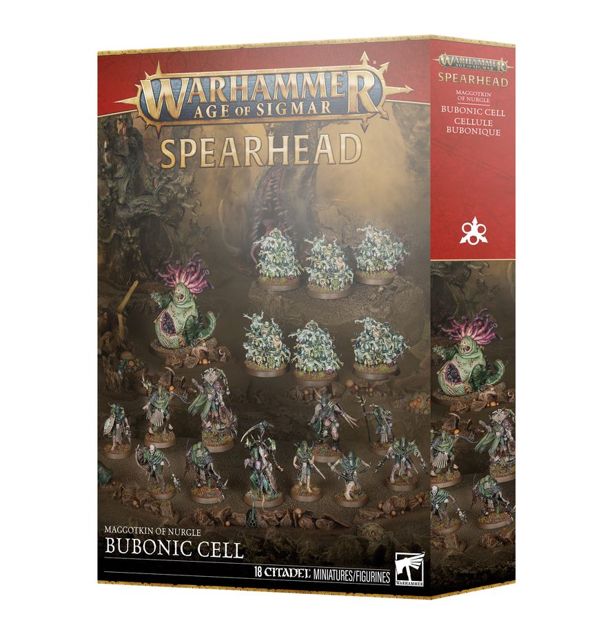 Warhammer Age of Sigmar: Spearhead: Maggotkin of Nurgle – Bubonic Cell | Odin's Place
