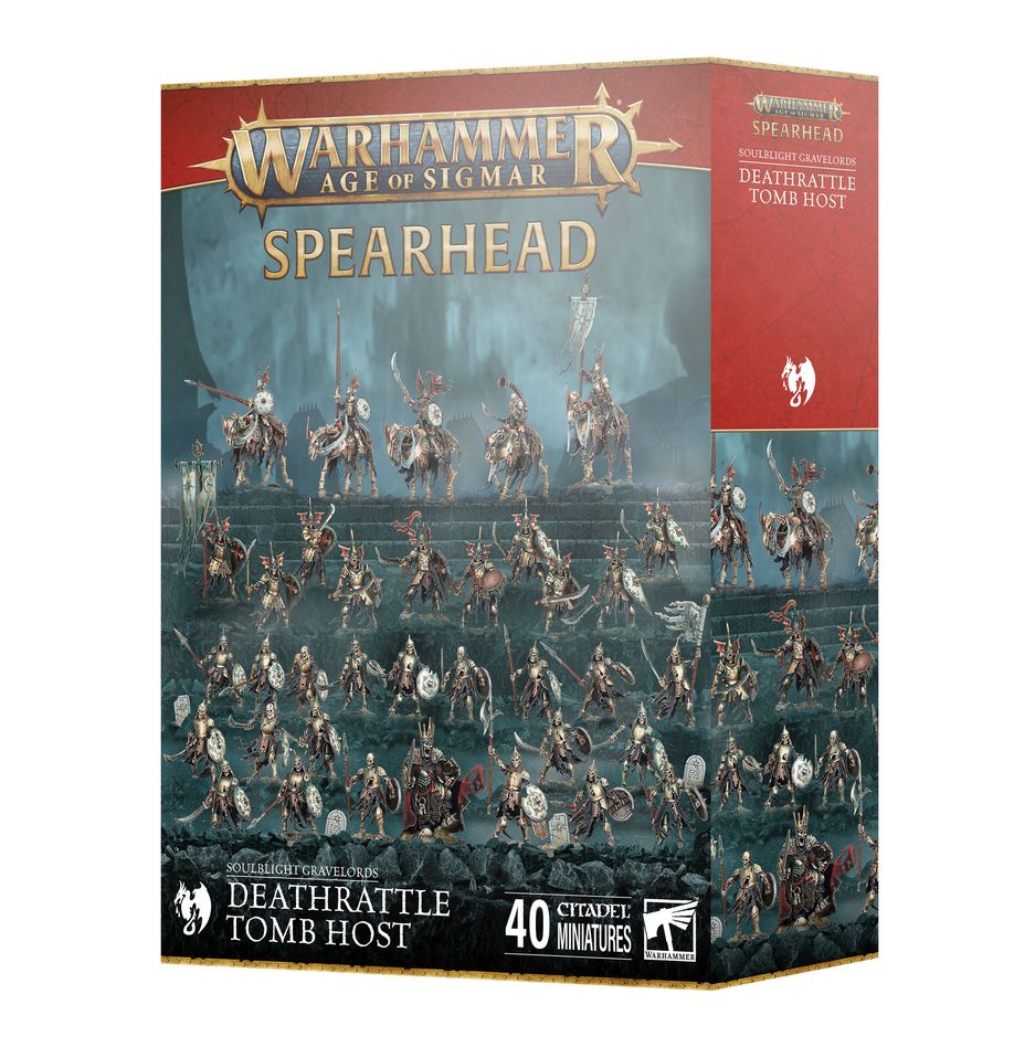 Warhammer Age of Sigmar: Spearhead Soulblight Gravelords – Deathrattle Tomb Host | Odin's Place