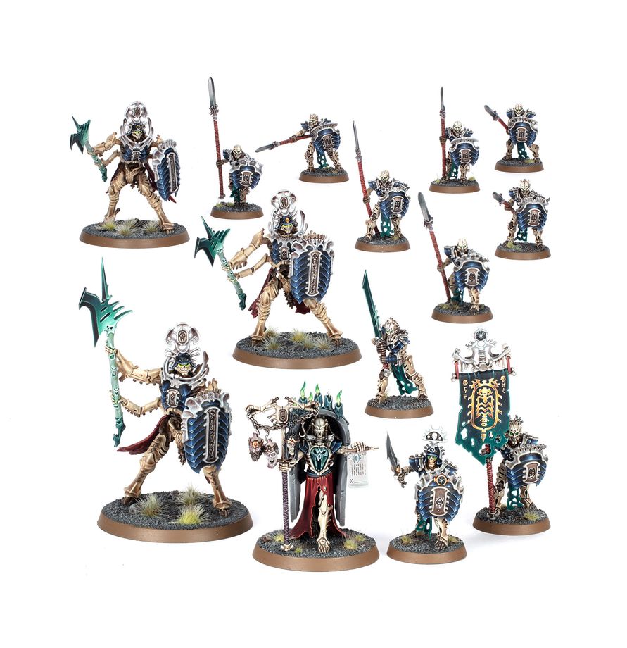 Warhammer Age of Sigmar: Ossiarch Bonereapers: Regiment of Renown: Heralds of the Bone-tithe | Odin's Place