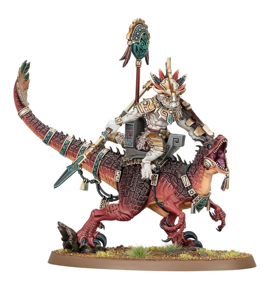 Warhammer Age of Sigmar: Saurus Scar-Veteran on Aggradon | Odin's Place