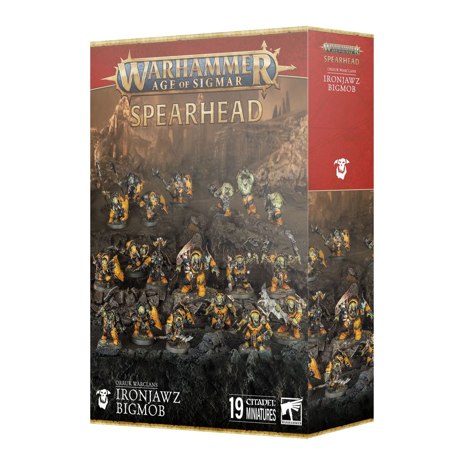 Warhammer Age of Sigmar: Spearhead Orruk Warclans Ironjaws Bigmob | Odin's Place