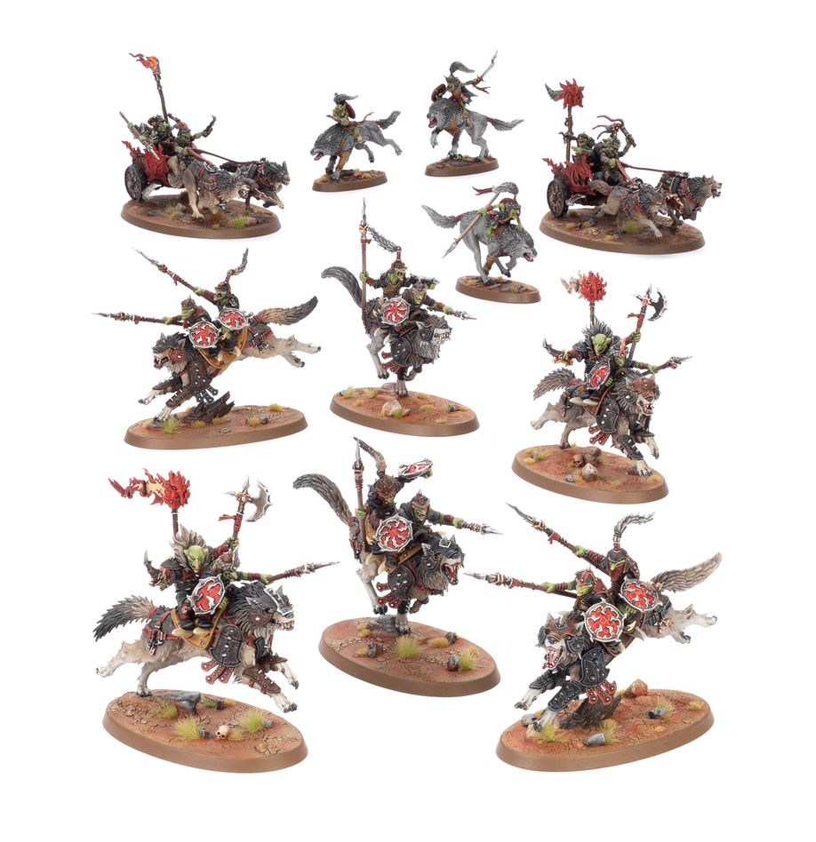Warhammer Age of Sigmar: Spearhead: Gloomspite Gitz – Snarlpack Huntaz | Odin's Place