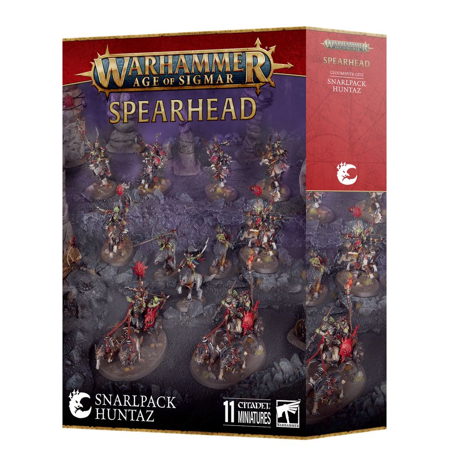 Warhammer Age of Sigmar: Spearhead: Gloomspite Gitz – Snarlpack Huntaz | Odin's Place