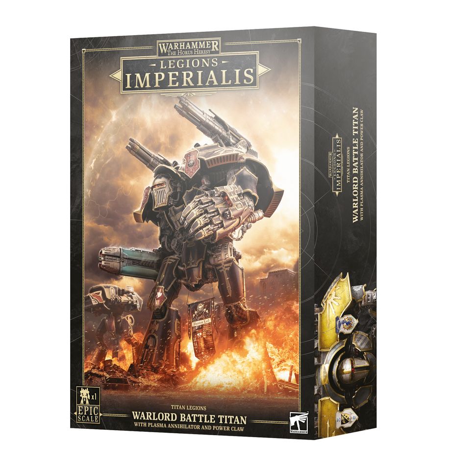 Warhammer Horus Heresy: Legions Imperialis Warlord Titan with Power Claw and Plasma Annihilator | Odin's Place