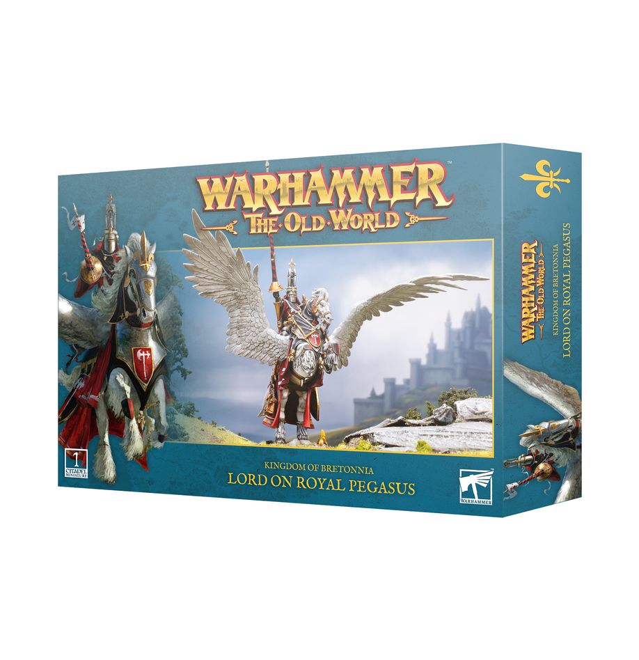 Warhammer Old World: Kingdom of Bretonnia Lord on Royal Pegasus | Odin's Place