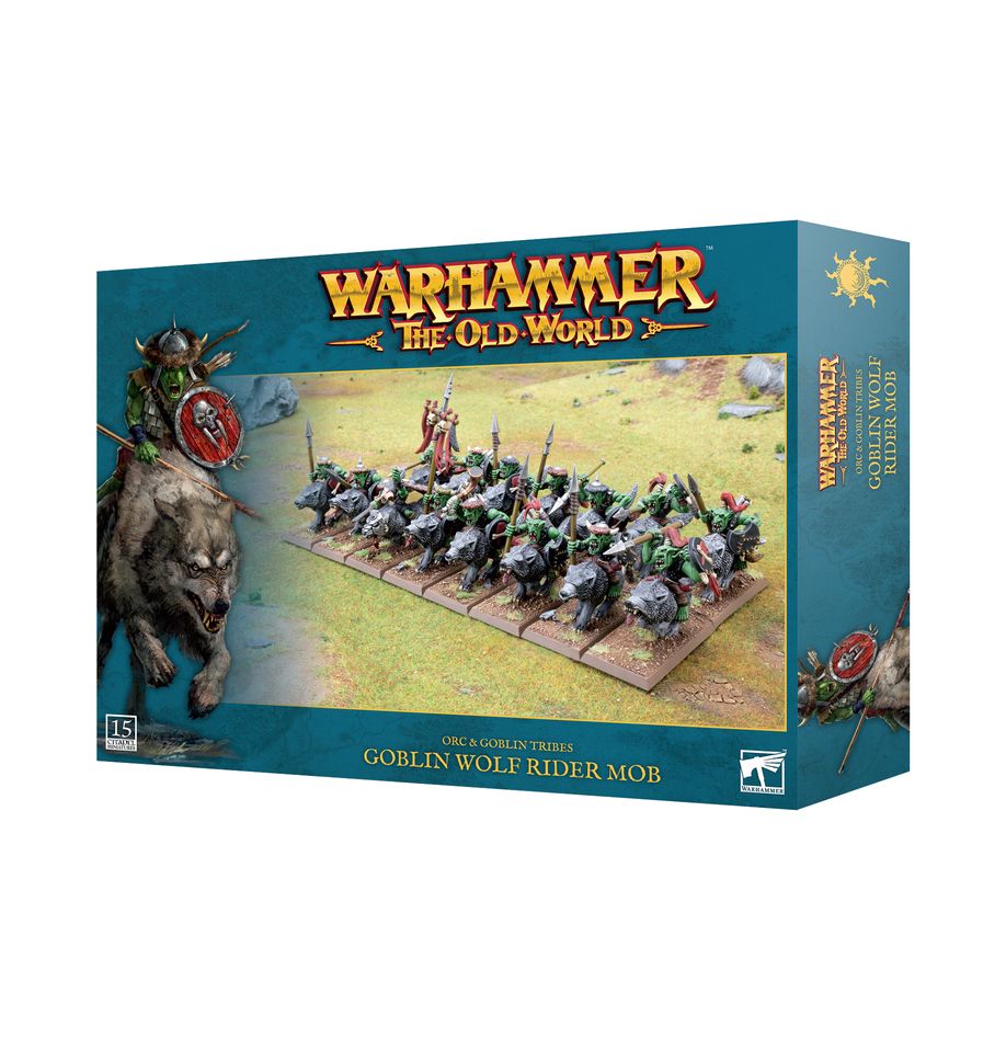Warhammer Old World: Orc and Goblin Tribes Goblin Wolf Rider Mob | Odin's Place