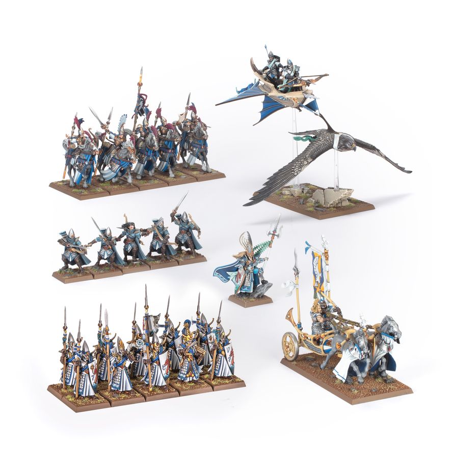 Warhammer The Old World: High Elf Realms: Battle March Army | Odin's Place