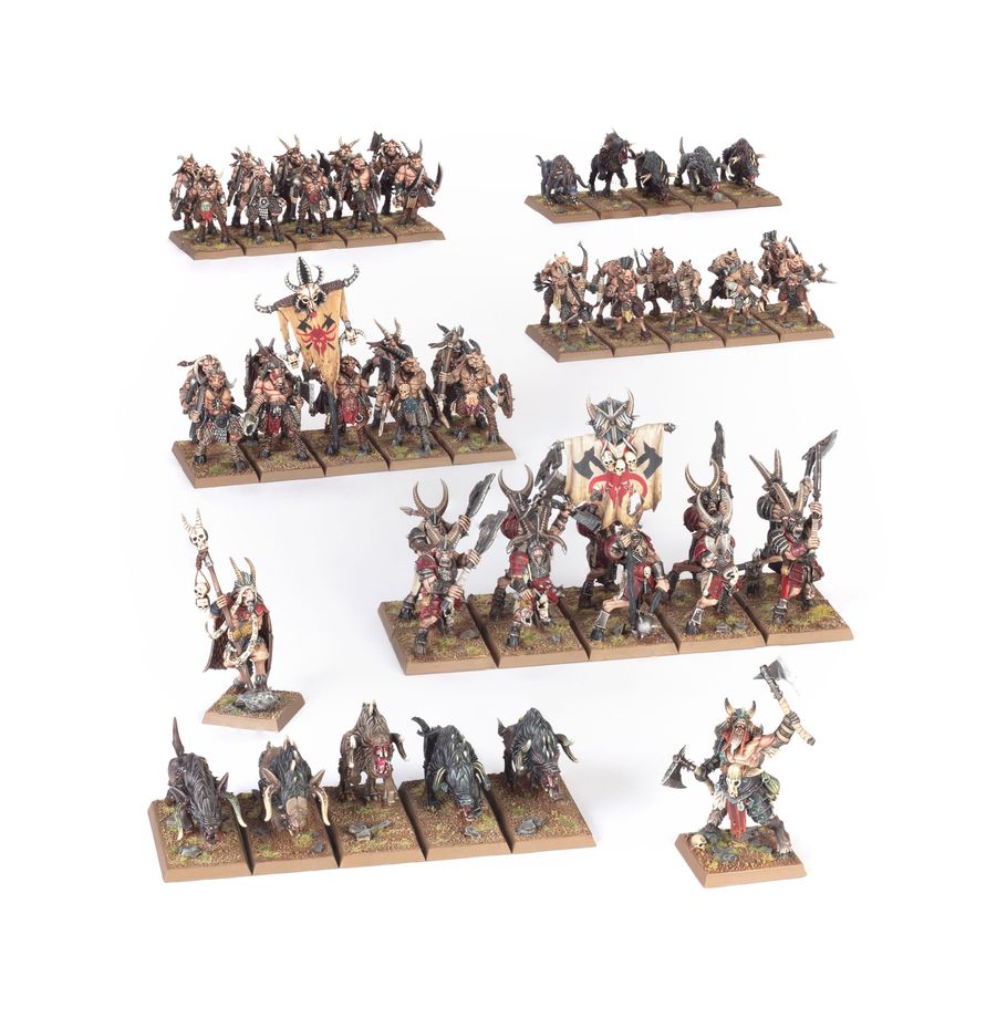 Warhammer The Old World: Beastmen Brayherds: Battle March Army | Odin's Place