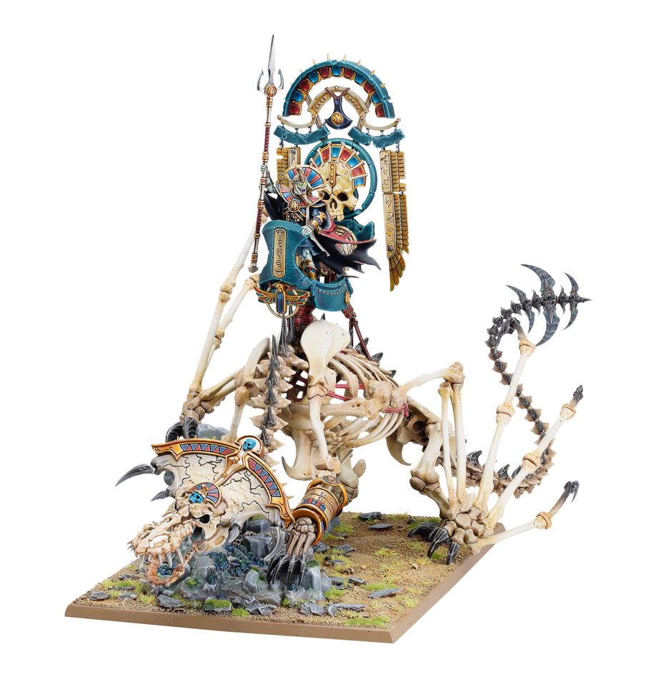 Warhammer The Old World: Tomb Kings of Khemri: Tomb King On Necrolith Bone Dragon | Odin's Place