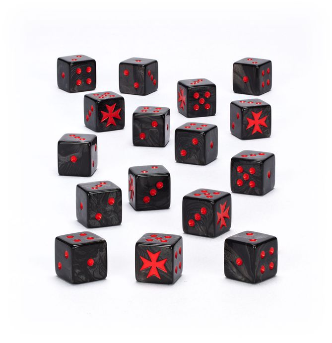 Warhammer 40k: Black Templar Dice Set | Odin's Place