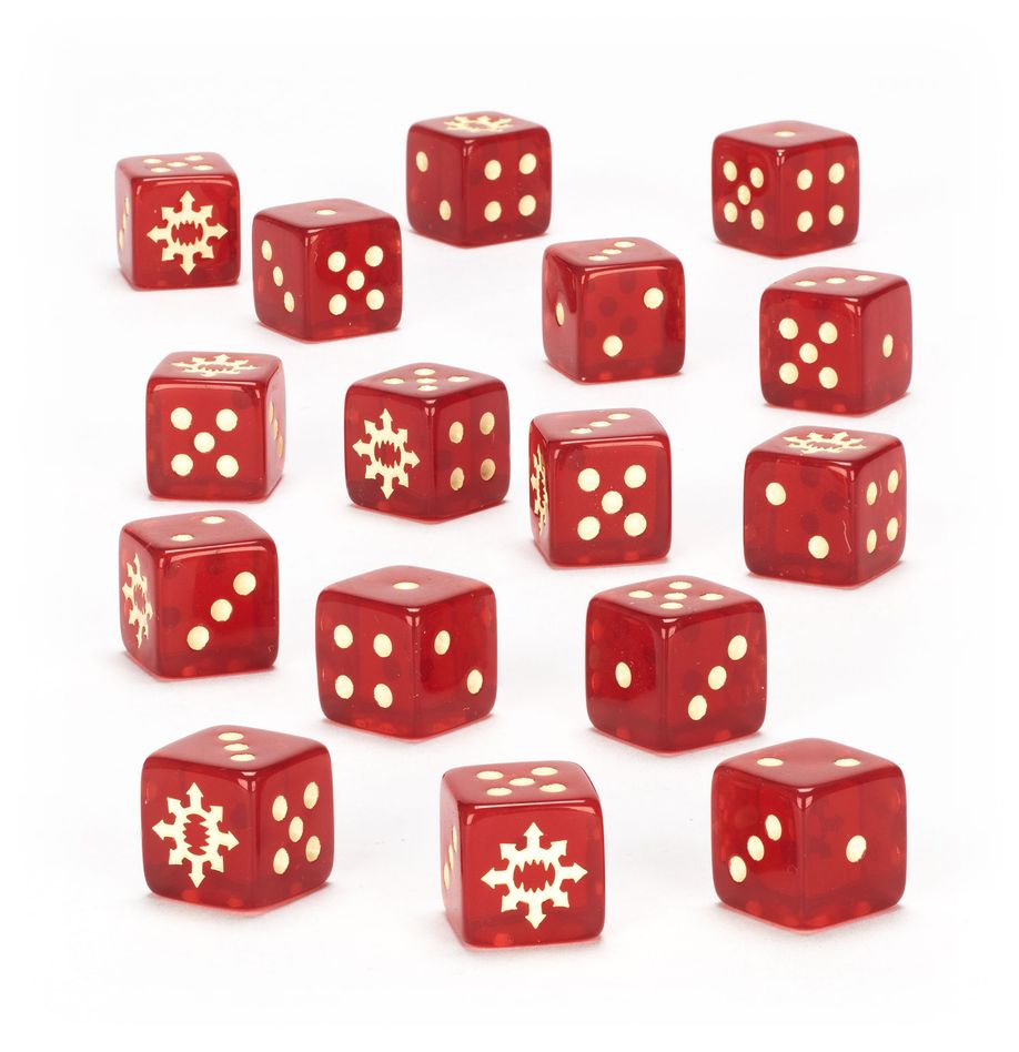 Warhammer 40k: World Eaters Dice | Odin's Place
